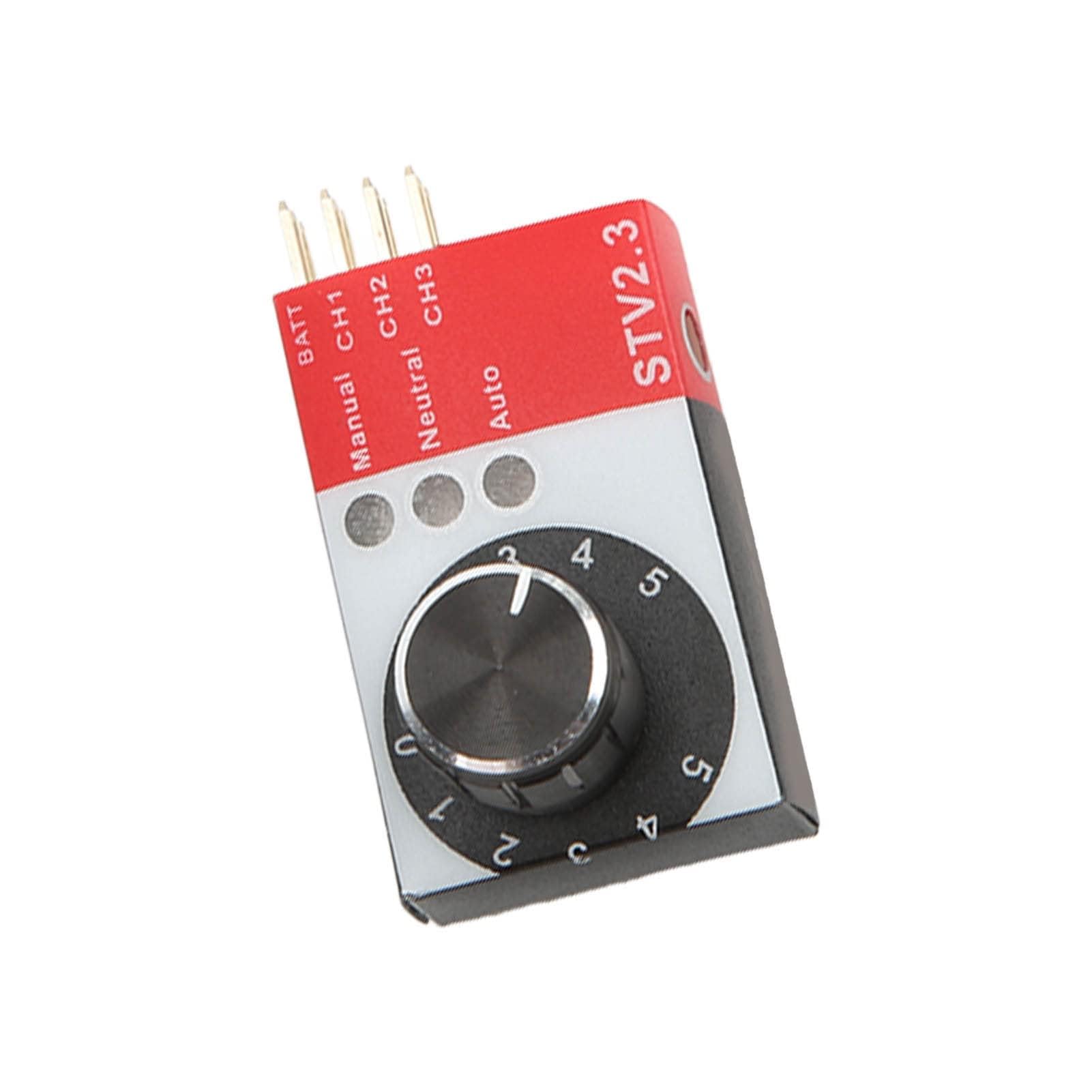 Testeur de servo RC, mini testeur de servo d'hélicoptère RC haute précision 4,8 V-6,0 V STV2.3 testeur de mécanisme de direction de réglage pour modèle de télécommande