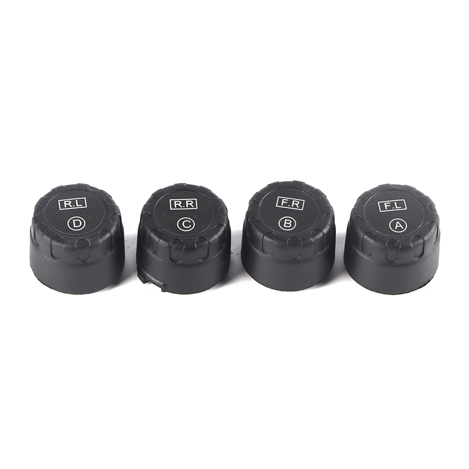 di Monitoraggio della Pressione dei Pneumatici, Sensore Tpms con 4 Sensori Esterni Sensore di Pressione dei Pneumatici ABS Digitale 12 V per il Monitoraggio della Pressione