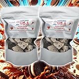 2-Pack Freeze Dried Ice Cream Bites - Cookies & Cream Flavor - Freeze Dried Ice Cream Candy for Kids & Adults - Perfect Snack for Hiking, Camping & Party - Does Not Melt