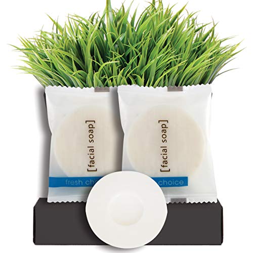 Fresh Choice |0.85 OZ|50Pack| Bulk Hotel Soap|Individually Wrapped Travel Bars|Mini