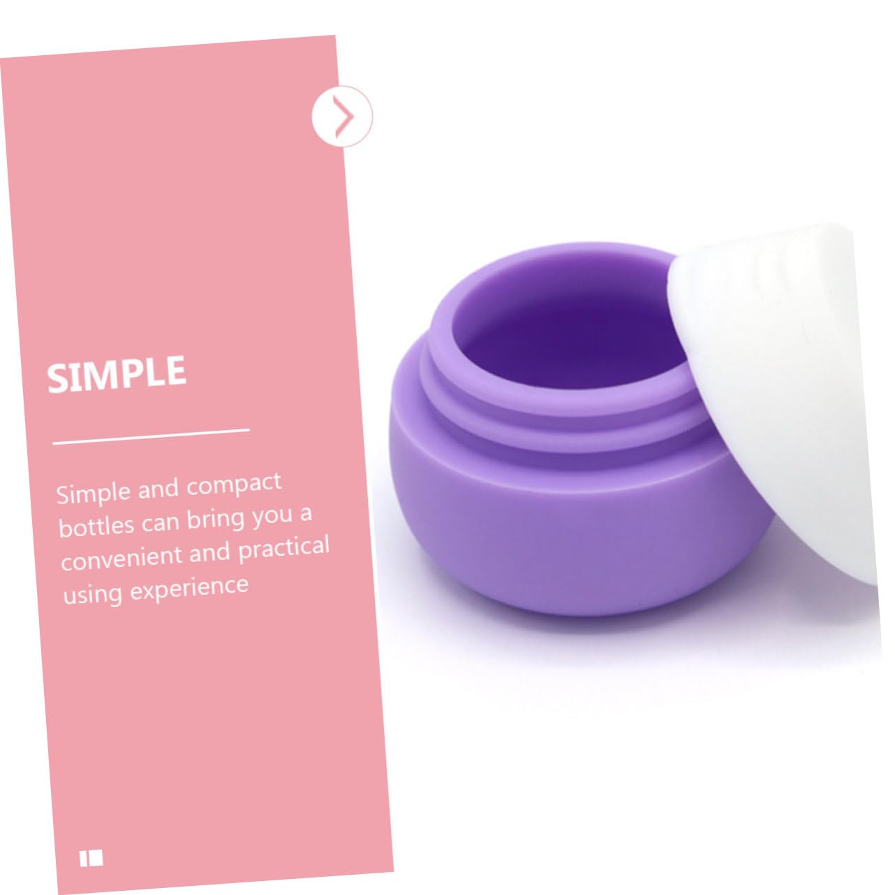 Didiseaon 8piezas Botellas De Almacenamiento De Crema Para Viaje Envases Rellenables Para Cosméticos Perfectos Para Lociones y Maquillaje y Duradero Para Viajes y Uso Diario