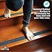 LifeGrip Anti Slip Safety Tape, Non Slip Stair Tread, Textured Rubber Surface, Comfortable for Bare Foot, Black (2