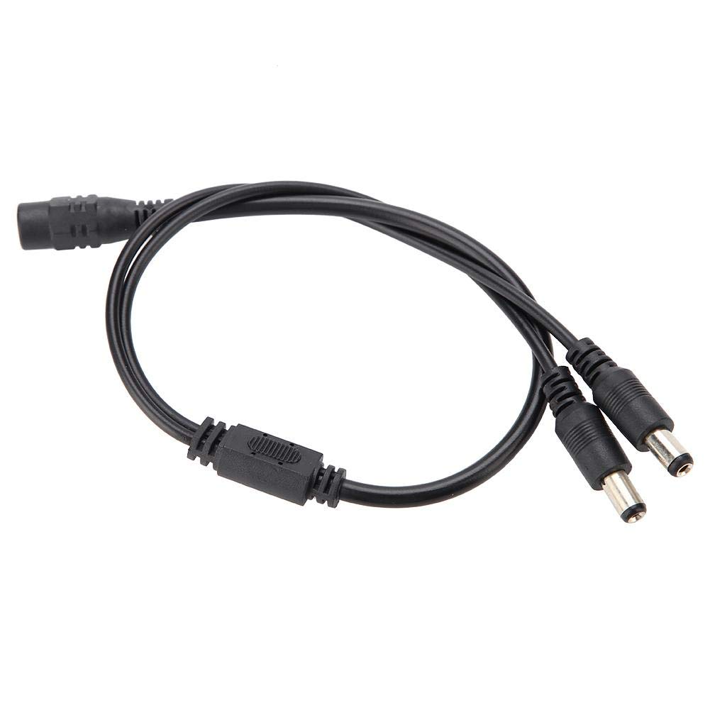 Kabel adaptera rozdzielacz, do kamery CCTV, system zasilania i taśmy LED, przyłącze oświetlenia, 1 gniazdo na 2/3/4/5 rozdzielacz kabel adapterowy Camcorder kabel zasilający (1 gniazdo na 2 wtyczki)