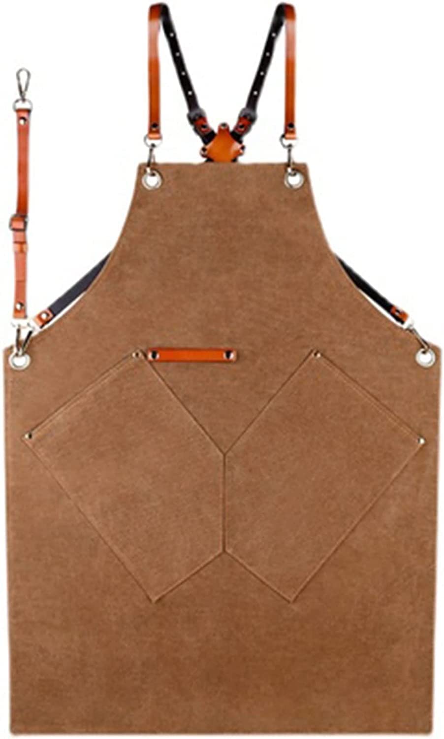 Tablier de Travail, Tablier de Soudure Tablier à Outils Tabliers de Travail Robustes Unisexe for la Cuisine, Le Jardin, la poterie, l'atelier d'artisanat, Le Garage (Color : A)