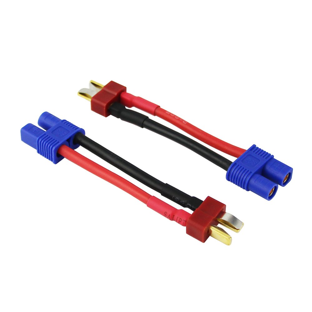 4pcs T-Plug To EC3 Adapter Connectors | Male/Female RC Battery Adapter | Compatible With ESC & Chargers 8 thumbnail image