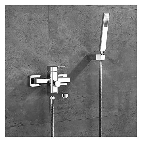 Robinet de baignoire à poignée unique avec douchette pour rénovation de douche