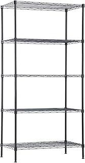 14Dx24Wx60H Inch 5 Tier Wire Shelving Unit Metal Shelf OrganizerÂ Heavy Duty Wire Rack Storage Unit Rack Utility for Bathroom Office Kitchen