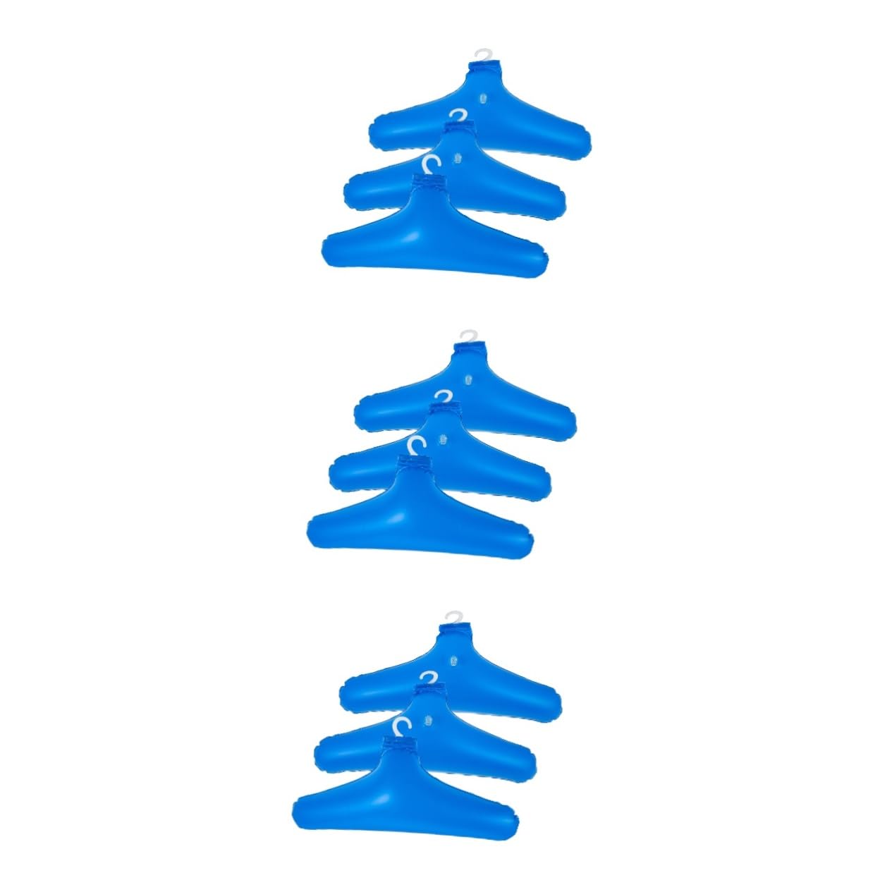 TOPBATHY 9 Pz gruccia gonfiabile grucce gonfiabili per il viaggio Grucce pieghevoli appendiabiti da viaggio Appendiabiti per viaggi stendibiancheria stendino armadio da viaggio pvc