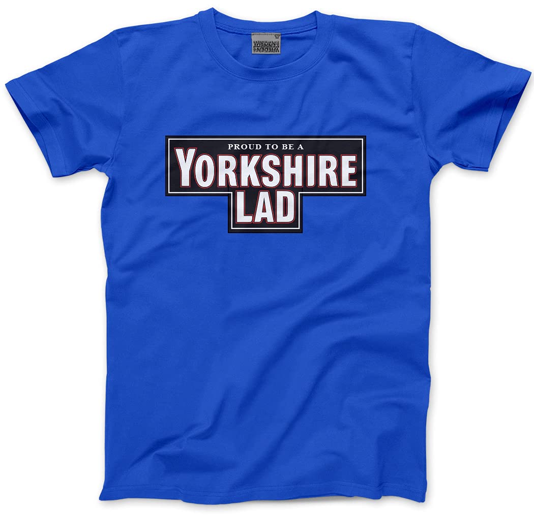 HotScamp Yorkshire Men's Unisex T-Shirt - Blue Small