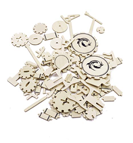 3D Wooden Jazz Drum Puzzle Manual Jigsaw Stereo Simulation Model Children Puzzle Ideal Gifts for Adults and Kids  - Thumbnail 2
