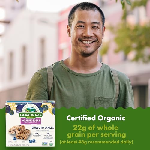 Cascadian Farm 0021908123387 Organic Blueberry Vanilla Chewy Granola Bars thumb #2