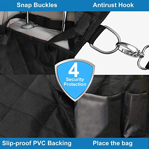 Capa de assento traseiro para carro animal de estimação, tapete universal impermeável, antiderrapant