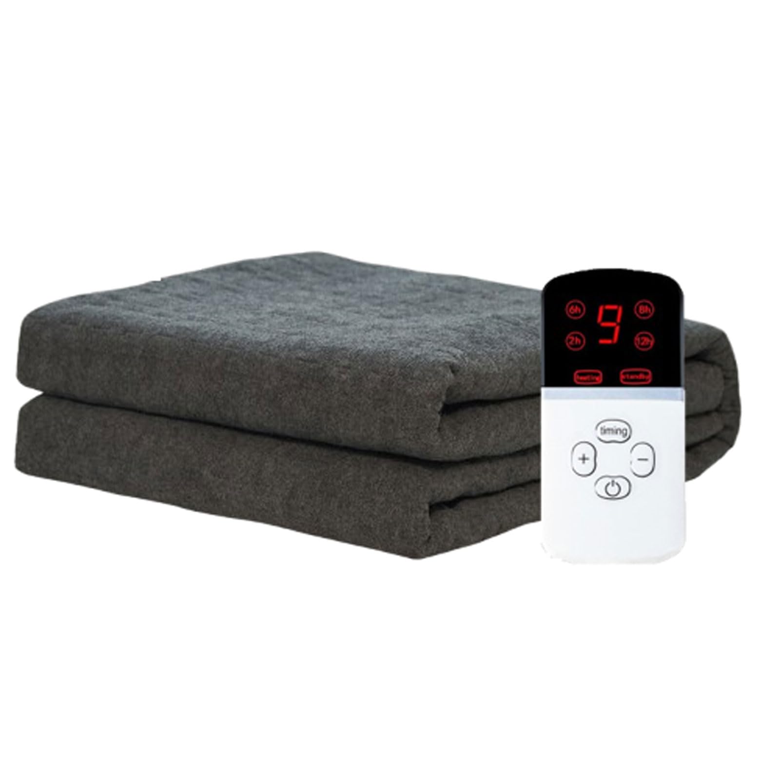 Blissbuilt Electric Blanket,Heated Mattress Pad Throw Soft Heated Underblanket With Digital Controller,3/9 Heating Levels & 12h Timing Set,Warm Whole Body