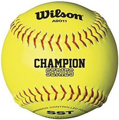 Wilson WTA9011BSST (case) 3 dozen NFHS Polycore Yellow High School Softball