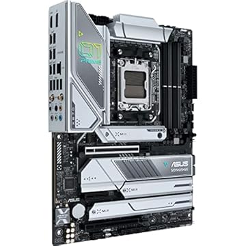ASUS Placa mãe Prime X670E-PRO WiFi AMD X670 AM5 Ryzen™ Desktop 9000 8000 e 7000 ATX com PCIe® 5.0, quatro slots M.2, slots DDR5, USB 3.2 Gen 2x2 Type-C®, suporte USB4®, WiFi 6E e Ethernet 2.5G
