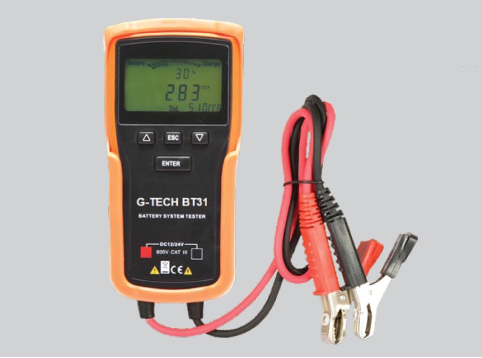 Car Battery Tester MODEL BT31, 12V/24V, 30-200AH Range, Digital System Analyzer with LCD Display, SOLD BY TECHNO INSTRUMENTS BANGALORE-image-35