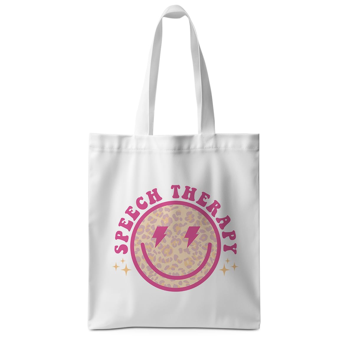 ZHAMEN Speech Therapy Tote Bag SLP Gifts for Speech Language Pathologist Women Teacher Speech Therapist Gift