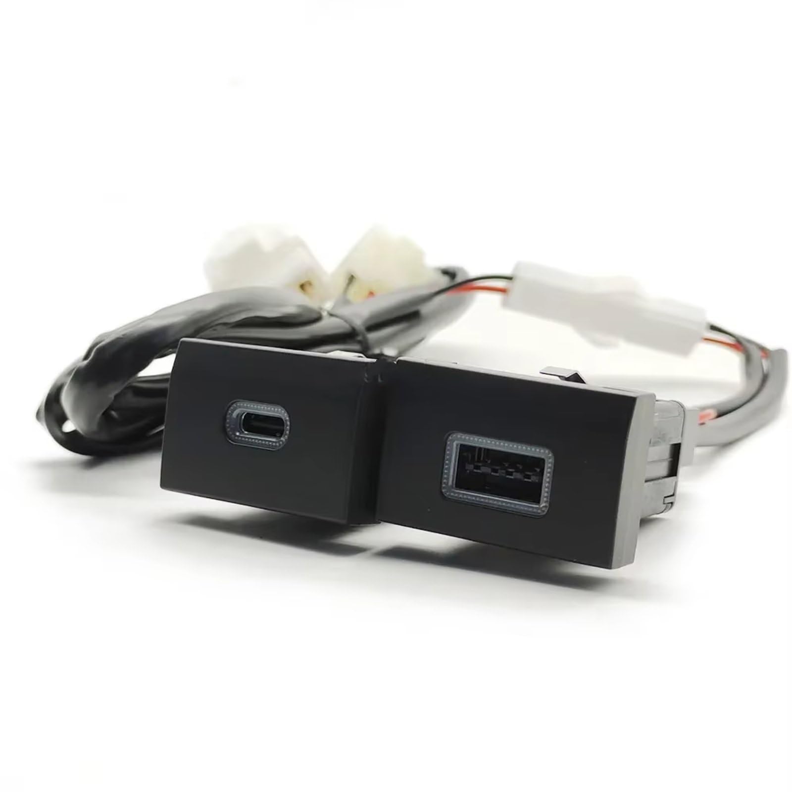 Consola USB Compatible Con VW Para Polo 2009-2013 Coche Cargador QC3.0 Para Tipo C PD Adaptador Carga Rápida Para Teléfono Automático Puerto USB