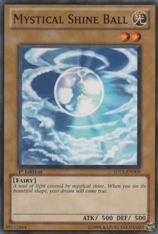 Amazon.com: Yu-Gi-Oh! - Mystical Shine Ball (SDLS-EN008) - Structure Deck:  Lost Sanctuary - 1st Edition