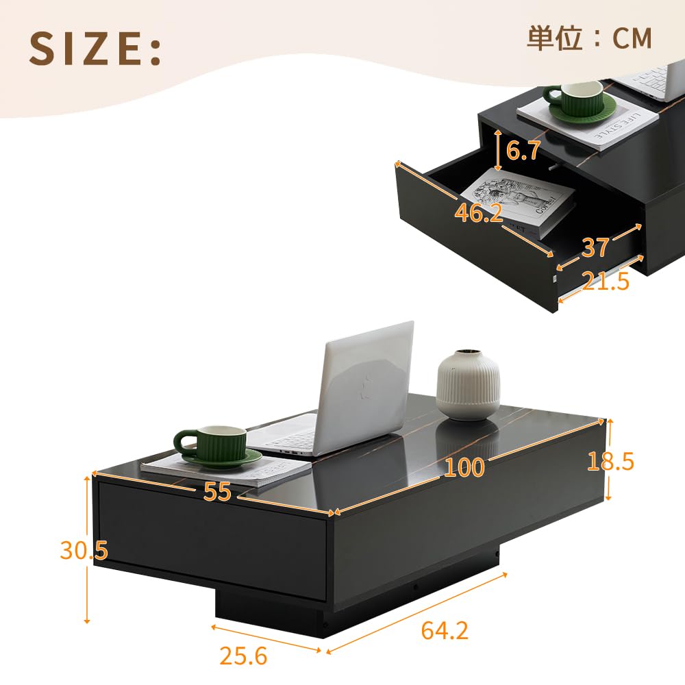 Amazon.co.jp: オーエスジェイ(OSJ) ローテーブル センターテーブル