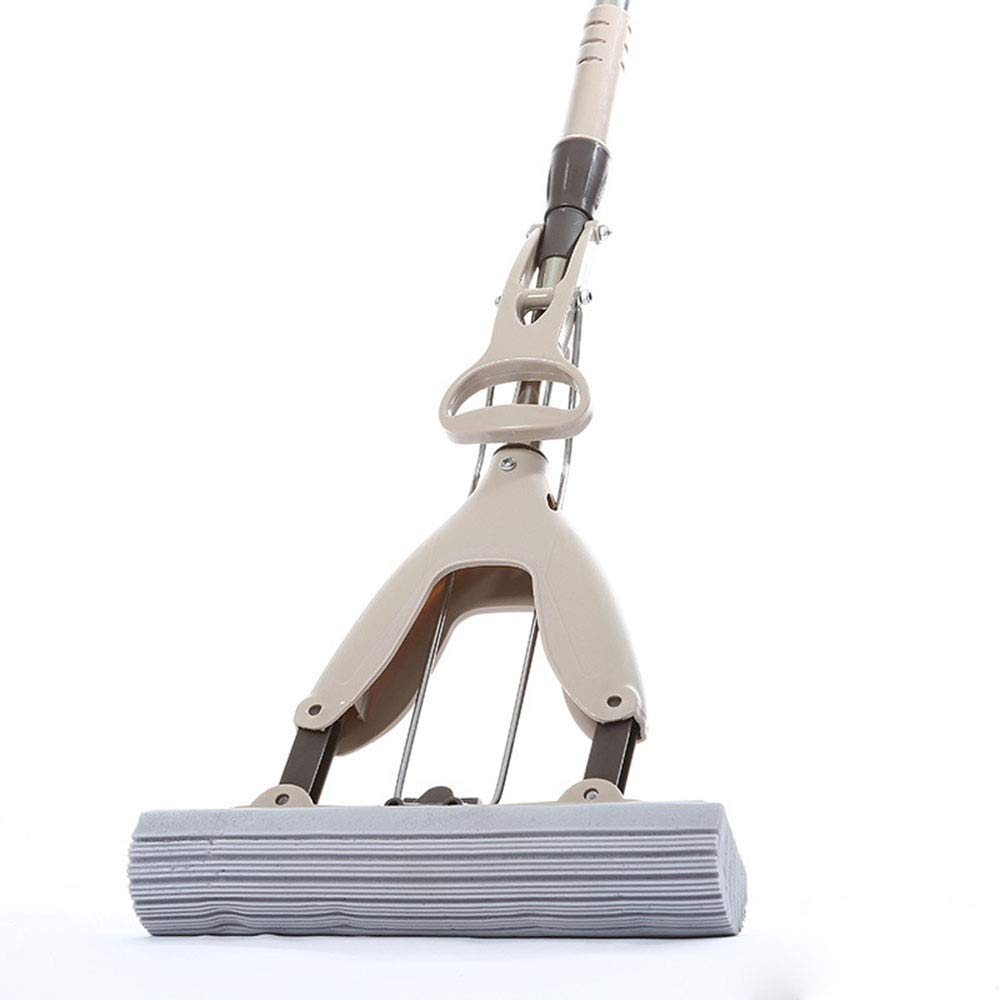 Trapeador Trapeador de Esponja con recambios absorbentes Fácil de Limpiar para la Cocina del hogar Madera Dura Madera laminada Azulejos de cerámica Limpieza de Pisos Trapeador y CU