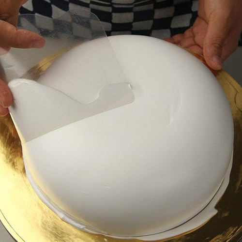 Miniatura 4 de 5 piezas de plástico flexible raspador de pasteles más suave transparente espátula raspador de crema para tartas más suave glaseado más suave
