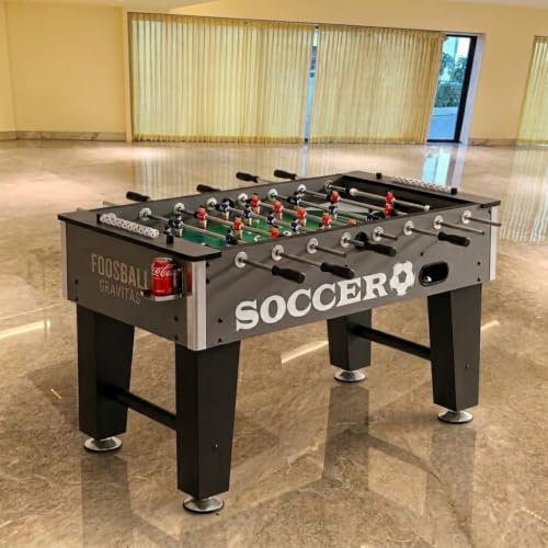 Image of BOOT BOY 'Gravitas' Foosball Table II Soccer Game for Adults II Strong Fooseball Table II Perfect for High-Usage Entertainment Spaces & Homes II 55 * 30 * 35 Inches /L*B*H