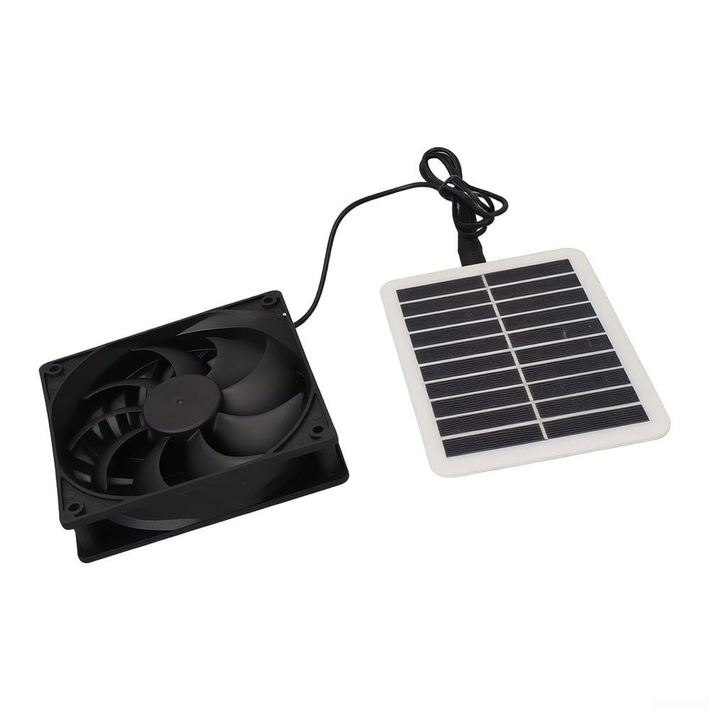 Ventilador Extractor Solar 10W Circulación de Aire