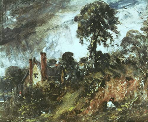 Tableau Cottage Constable 60x90cm pour habiller un mur vide et illuminer une chambre sombre
