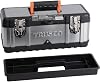 TRUSCO Stainless Tool Box, Silver, Size S, TSUS3026S