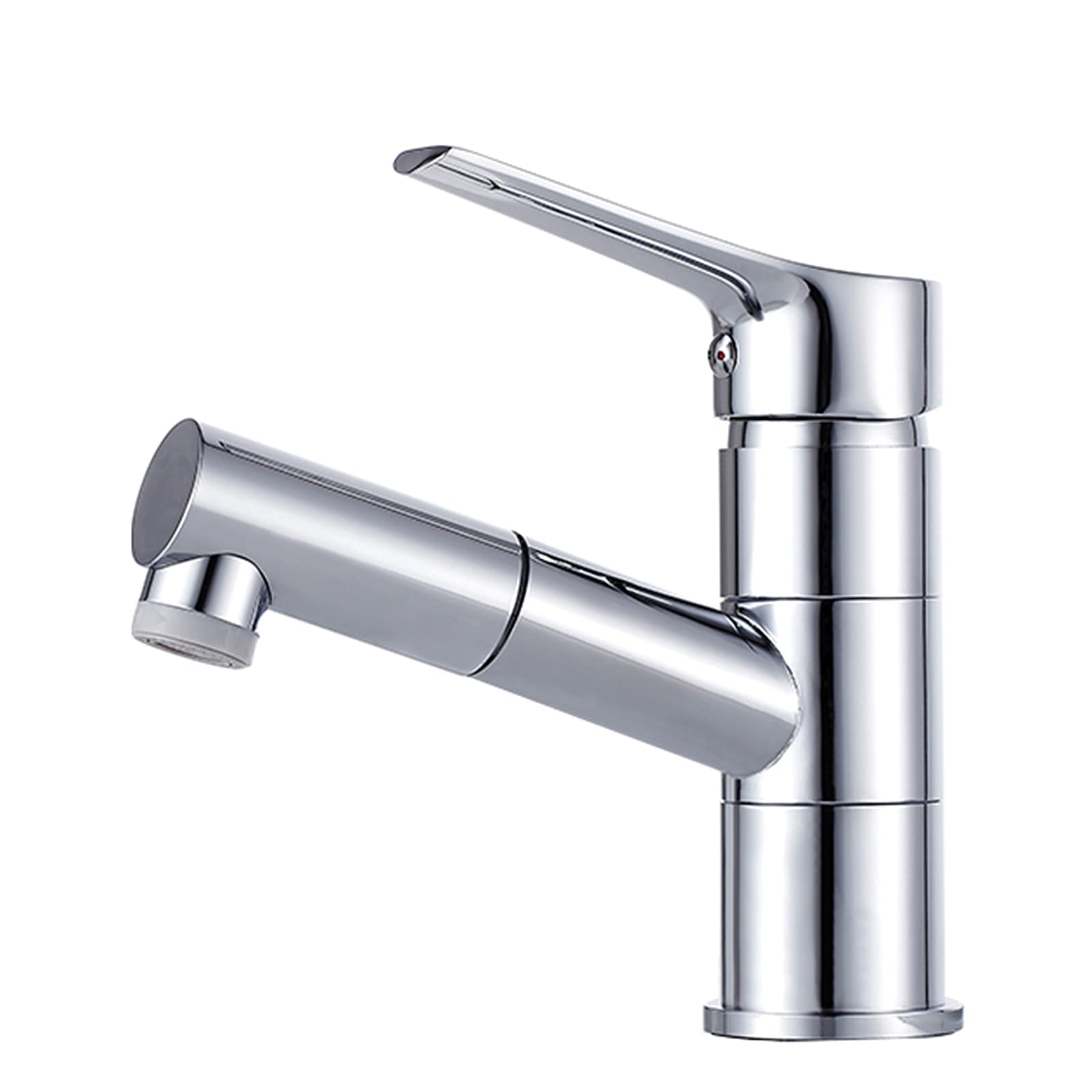 Rubinetto da Bagno Rubinetti per Lavabo Acqua Calda E Fredda Miscelatore per Lavabo con Doccetta Estraibile Rubinetti per Lavabo da Bagno Rubinetti Girevoli Doccetta Estraibile Doccetta Cromata_