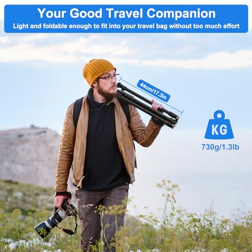 Image of Anautin Extendable Light Stand Photography, 6.6ft /2m Light Tripod Stand for Travel, 13lb /6kg Heavy Duty Studio Lighting Stand for Continue Output Lighting, Flash, Strobe, Webcams, Camera, Softbox