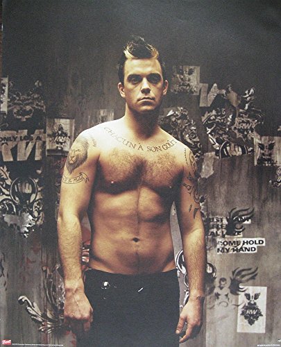 Preisvergleich Produktbild Robbie Williams Poster Tattoo CHACUN A Son GOUT