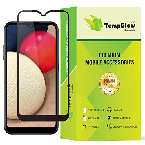 Image of Screen Protector for Samsung Galaxy A12 | A32 (Black) Tempered Glass Edge-to-Edge 6D Screen Guard With Installation Kit