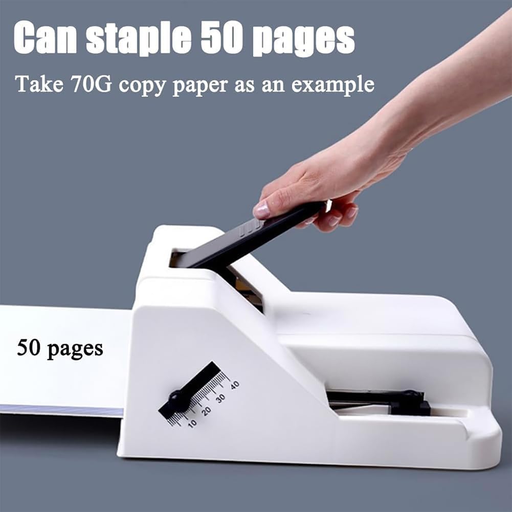 Wytrzymały zszywacz z podwójną głowicą do papieru A3 A4 16k 18k, mocne zszywanie do papieru do kopiowania, materiały biurowe