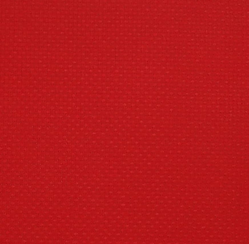 Image of KCS 16CT Counted Cotton Cross Stitch Aida Cloth Fabric (12 inch x 59 inch,Red)