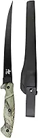 Faca De Filetar Albatroz F-1109 Inox 3CR13 C/ Bainha 38Cm