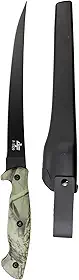 Faca De Filetar Albatroz F-1109 Inox 3CR13 C/ Bainha 38Cm