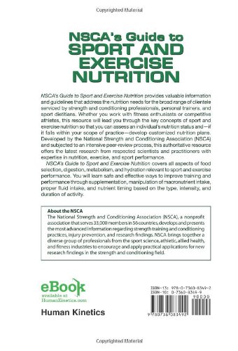 NSCA's Guide to Sport and Exercise Nutrition