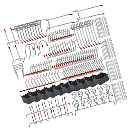 Crochets muraux antirouille haute résistance pour suspendre vos outils de garage