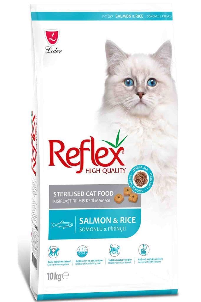 Reflex Sterılsed Salmon & Rıca Aduldt Cat Food 10 Kg RFL-114