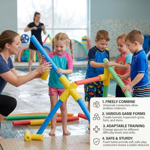 Conectores para noodles de piscina 5 unidades miniatura 3