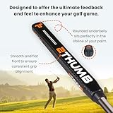 2 Thumb SNUG TOUR 24 Golf Putter Grip | Textured Rubber Golf Club Grip | Lightweight and Comfortable | W-24mm x D-24mm - Black - Image 5