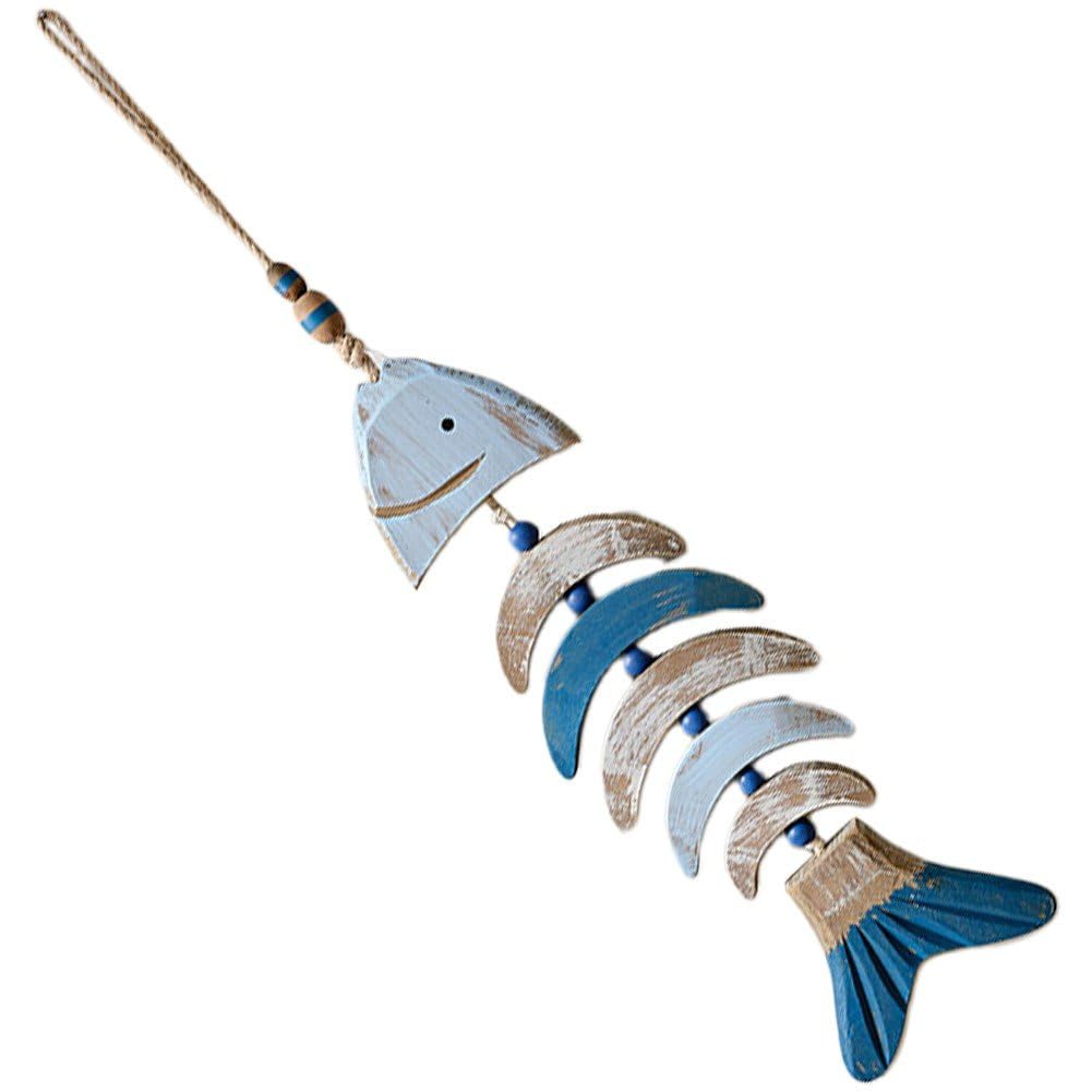 Pendentifs en forme de poisson en bois a offrir en cadeau de pendaison