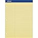 Ampad 20245 Double Sheets Pad, Law Rule, 8 1/2 x 11 3/4, Canary, 100 Sheets (20-245)