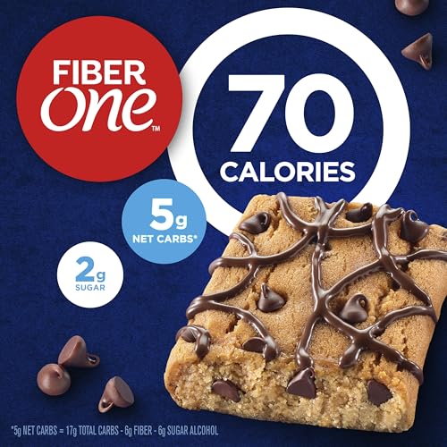 Fiber One DCS-3637 70 Calorie Brownies, Chocolate Chip Cookie, Snack Bars thumb #3