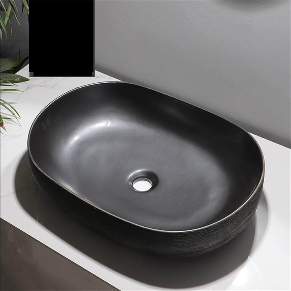 Retro zlew łazienkowy – porcelanowa ceramiczna miska do mycia naczyń nad blatem dla stylowego wystroju domu vintage design i łatwa do czyszczenia