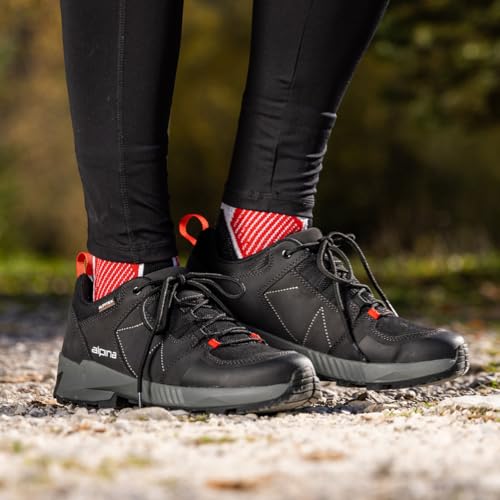 Alpina Tracker Men's Hiking Shoes | Suede Leather & Textile Upper | Breathable and Slip Resistant | Waterproof3