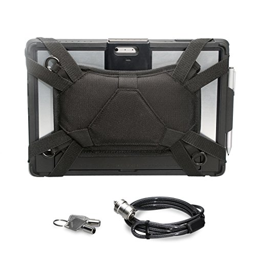 Carrying Case With Kickstand - Cta Security Protective Case With Built-In Folding Kickstand, Anti-Theft Cable & Built-In Surface Pen Holder For Surface Pro 4, Surface Pro 6 & Surface Pro (Pad-Sccks) #TOP7