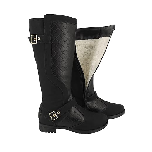 Bota de Neve 100% forrada Lã Pelo Feminina Inverno Montaria Impermeável AM3603